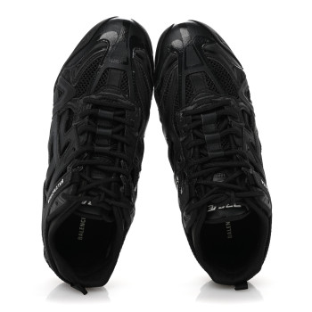 BALENCIAGA Mesh Rubber Monocolor Womens Drive Sneakers 37 Black