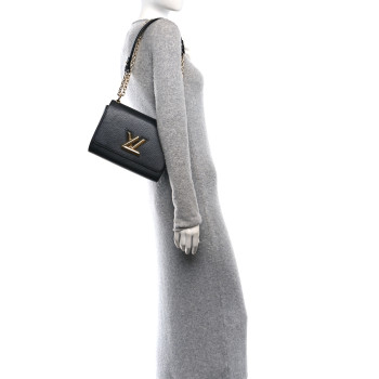 LOUIS VUITTON Epi Twist Shoulder Bag MM Black LOUIS VUITTON Epi Twist Shoulder Bag MM Black