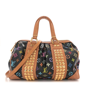 LOUIS VUITTON Monogram Multicolor Courtney MM Black