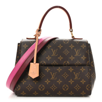 LOUIS VUITTON Monogram Cluny BB Bordeaux Fuchsia LOUIS VUITTON Monogram Cluny BB Bordeaux Fuchsia