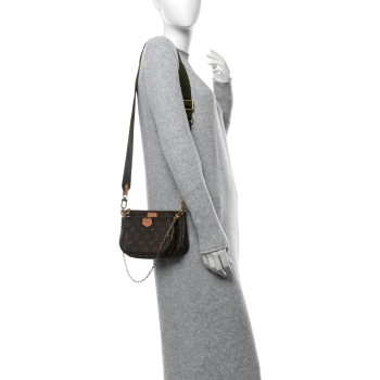 LOUIS VUITTON Monogram Multi Pochette Accessories Kaki