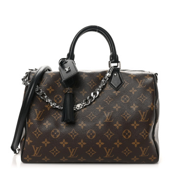 LOUIS VUITTON Monogram Speedy Soft 30 Dark