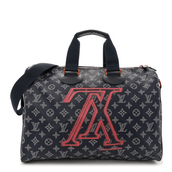 LOUIS VUITTON Monogram Upside Down Speedy Bandouliere 40