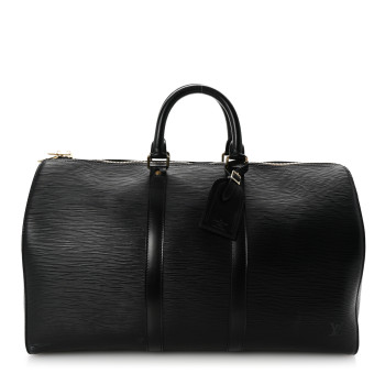 LOUIS VUITTON Epi Keepall 45 Black