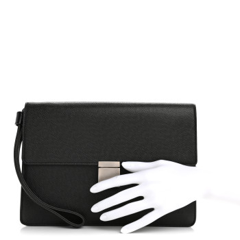 LOUIS VUITTON Taiga Selenga Pochette Ardoise
