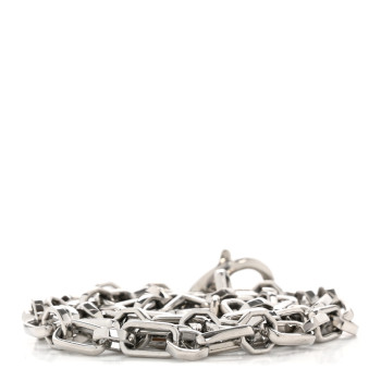 LOUIS VUITTON Metal Dauphine Chain Long Shoulder Strap Silver