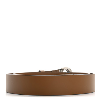 GUCCI Selleria Calfskin Mens Interlocking G 37mm Belt 85 34 Cuir
