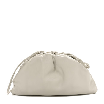 BOTTEGA VENETA Butter Calfskin The Mini Pouch Chalk