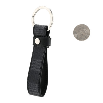 LOUIS VUITTON Damier Graphite LV Dragonne Key Holder