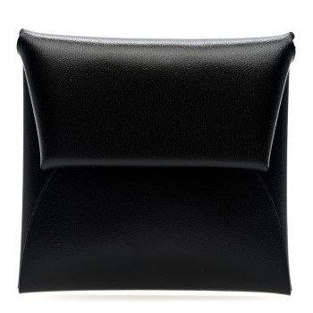 HERMES Box Bastia Coin Purse Black