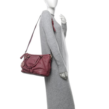 GUCCI Microguccissima Medium Sukey Top Handle Bag Vintage Rose