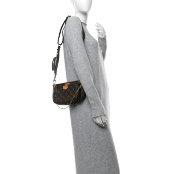 LOUIS VUITTON Monogram Multi Pochette Accessories Kaki LOUIS VUITTON Monogram Multi Pochette Accessories Kaki