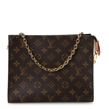 LOUIS VUITTON Monogram Toiletry Pouch On Chain