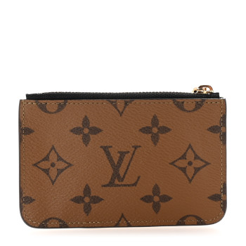 LOUIS VUITTON Reverse Monogram Zipped Romy Card Holder