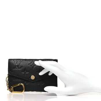 LOUIS VUITTON Empreinte Key Pouch Black