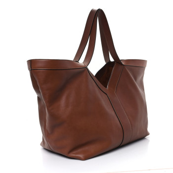 SAINT LAURENT Calfskin Y Tote Brick