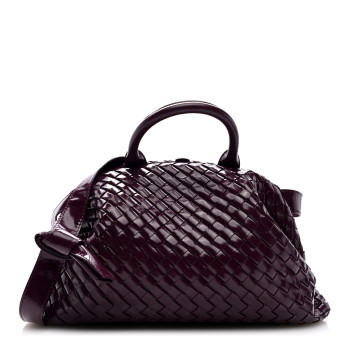 BOTTEGA VENETA Nappa Intrecciato Small Padded The Handle Tote Mystic
