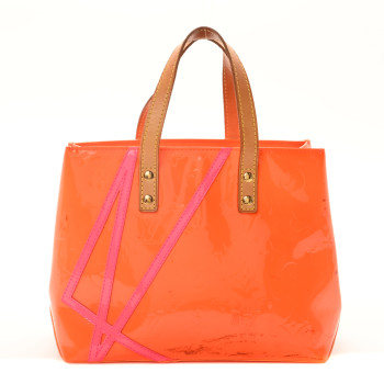 LOUIS VUITTON Vernis Fluo Reade PM Orange