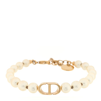CHRISTIAN DIOR Pearl 30 Montaigne Bracelet Gold