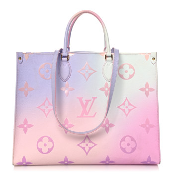 LOUIS VUITTON Monogram Giant Spring In The City Onthego GM Sunrise Pastel