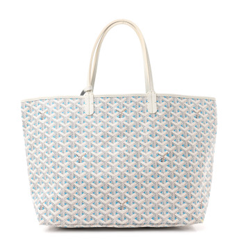 GOYARD Goyardine Saint Louis Claire Voie PM White Opaline