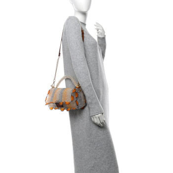 FENDI Perline Glass Karung Beaded Baguette Giallo Viola Arancio Multicolor Azzuro Glicine