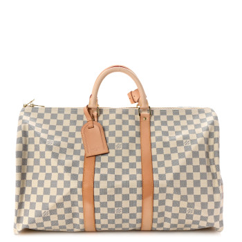 LOUIS VUITTON Damier Azur Keepall 50