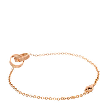 CARTIER 18K Pink Gold Interlocking LOVE Bracelet