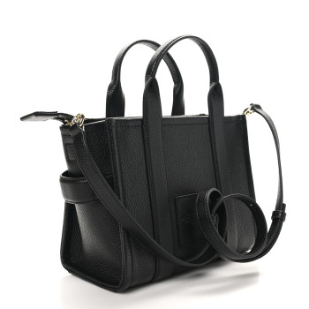 MARC JACOBS Grained Calfskin Small The Tote Bag Black