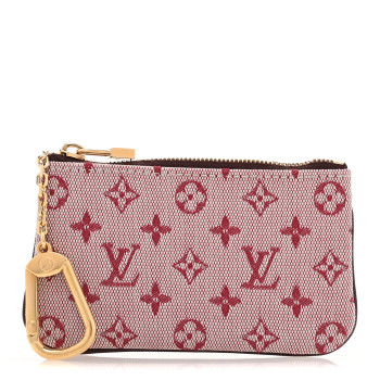 LOUIS VUITTON Mini Monogram Key Pouch Cherry