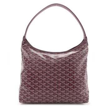 GOYARD Goyardine Boheme Hobo Burgundy