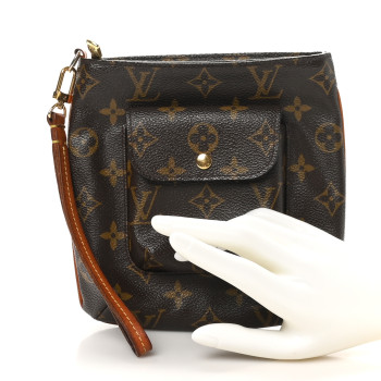 LOUIS VUITTON Monogram Partition Wristlet