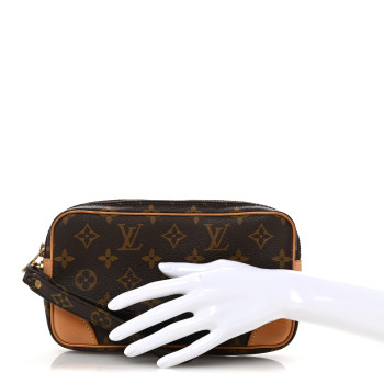 LOUIS VUITTON Monogram Pochette Marly Dragonne 22