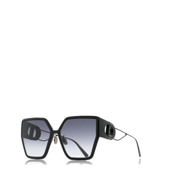 CHRISTIAN DIOR Acetate Square 30 Montaigne Sunglasses Black