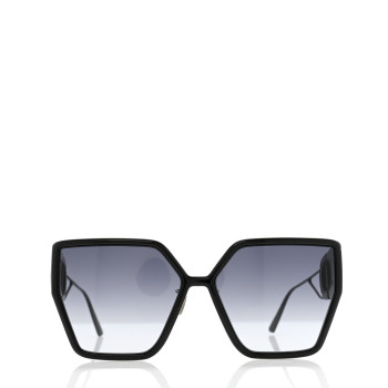 CHRISTIAN DIOR Acetate Square 30 Montaigne Sunglasses Black