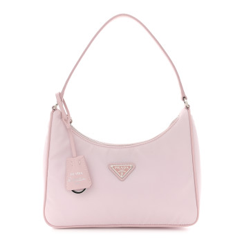 PRADA Re-Nylon Saffiano Mini Re-Edition 2005 Bag Alabastro