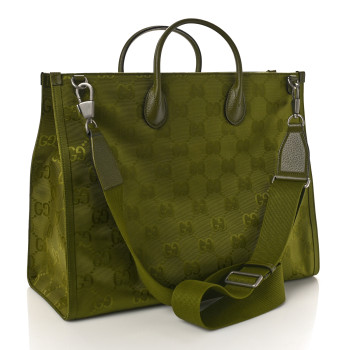 【GUCCI】GG Off The Grid Nylon Small Tote Bag JUNIPER GREEN GUCCI Econyl Nylon Monogram Large Off The Grid Tote Bag