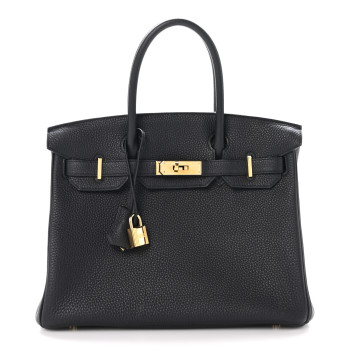HERMES Togo Birkin 30 Black