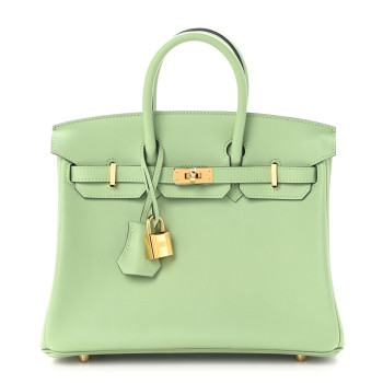 HERMES Swift Birkin 25 Vert Criquet
