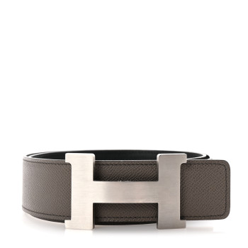 HERMES Epsom Box 42mm Constance Belt 85 34 Etain Black
