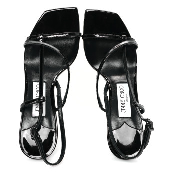 JIMMY CHOO Patent Etana Mule 36.5 Black