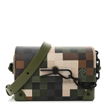 LOUIS VUITTON Damoflage Steamer Wearable Wallet Green