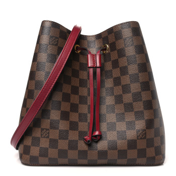 LOUIS VUITTON Damier Ebene Neonoe MM Cherry Berry LOUIS VUITTON Damier Ebene Neonoe MM Cherry Berry