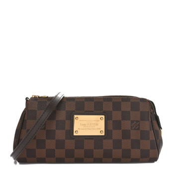 LOUIS VUITTON Damier Ebene Eva Clutch