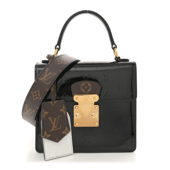 LOUIS VUITTON Vernis Epi Monogram Spring Street Black