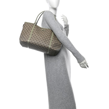 GUCCI GG Plus Monogram Joy Tote Light Green