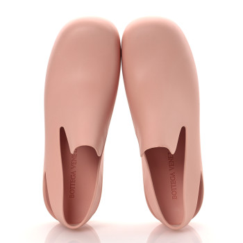 BOTTEGA VENETA Rubber Puddle Sandals 40 Peachy