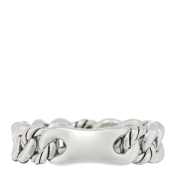 DAVID YURMAN Sterling Silver Narrow Belmont Curb Link Ring 49 5