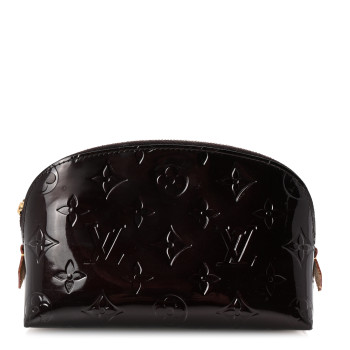 LOUIS VUITTON Vernis Cosmetic Pouch Amarante