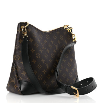 LOUIS VUITTON Monogram Odeon MM Black